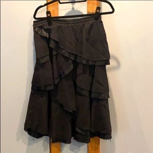 Vintage Marc Jacobs layered ruffled cotton skirt